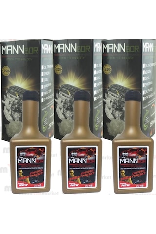 Mannbor İçerikli Enjektör Pompa Temizleyen Dizel Katkı250Ml 3Lü N11.43