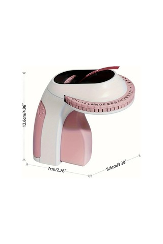 Willowhaven Pembe 6 Şerit Kabartma Etiket Yapıcı Makinesi 3d Taşınabilir Ev Ofis Organizasyon