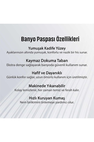 2'li Set Banyo Paspası, Yumuşak Banyo Halısı, Kaymaz Dot Tabanlı, Su Emici, Makinede Yıkanabilir - 50x60-60x100 Cm Çok Renkli
