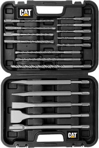 Cat DA03902 SDS-Plus Tungsten Karbür Beton Kırıcı Delici Matkap Uç Seti 17 Parça
