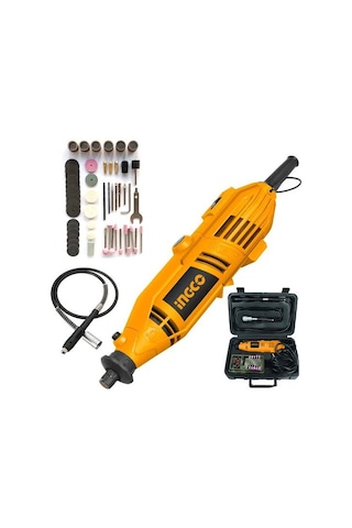 INGCO 130W 52 PARÇA GRAVÜR KALIPÇI TAŞLAMA HOBİ SETİ