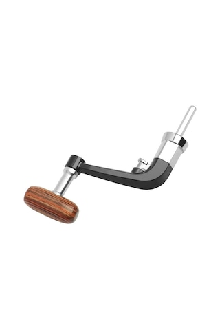 Maiyame Metal Gölmeş Spinning Makinesi Kollu, Ahşap Tutamaklı Katlanabilir, Vida Kapaklı, 5000-6000 Boyut Uyumlu, Dayanıklı, Kayıp/hasarlı Kollerin Yerine Geçebilir