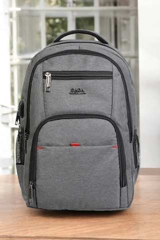 Gri Sportif Darbe Emici Su Geçirmez 13,3-14 İnç Laptop Sırt Çantası Renkli Çok Renkli