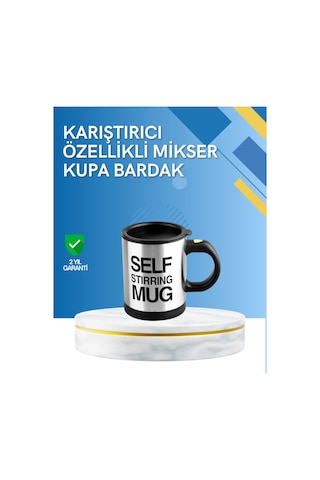 Çift Katmanlı Termos Özellikli Karıştırma Motorlu Kupa Diğer