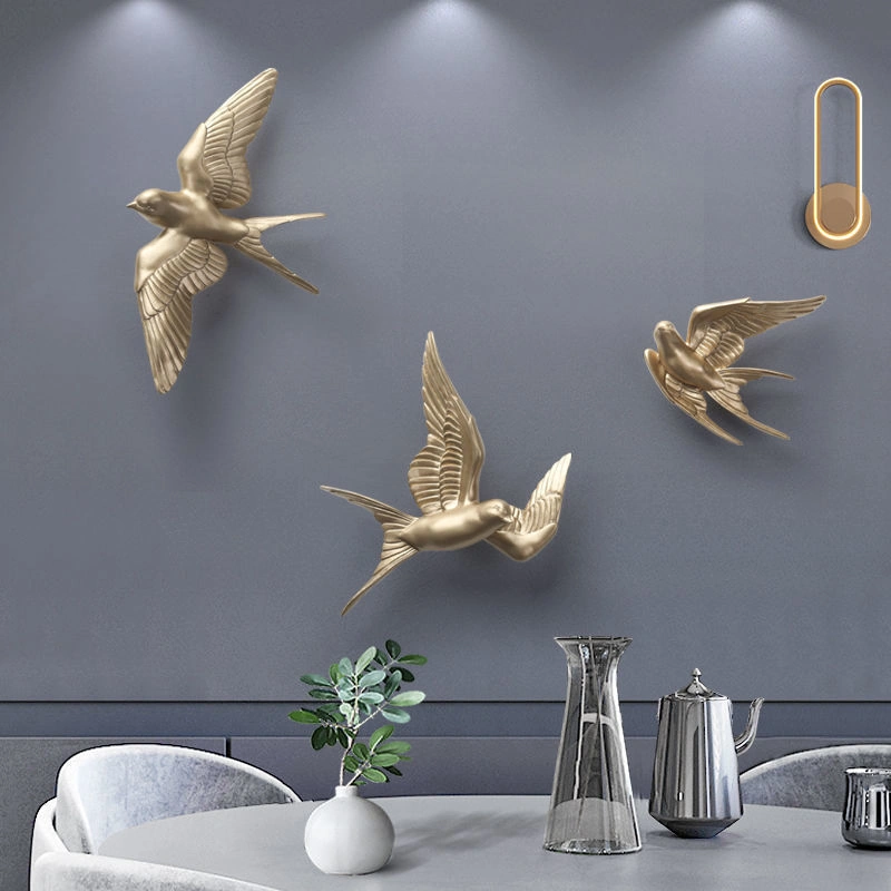 Xindoker Küçük Ev Dekoru İçin 3d Kanarya Figürü - Nordik Stili, Hafif Lüks Duvar Aksesuarı, Oturma Odası/giriş/evi Dekorasyonu Diğer