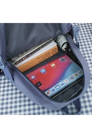 Şık Ve Pratik 4 Parçalı Okul Çantası Seti, Ergonomik Sırt Çantası İle Rahat Taşıma Mor