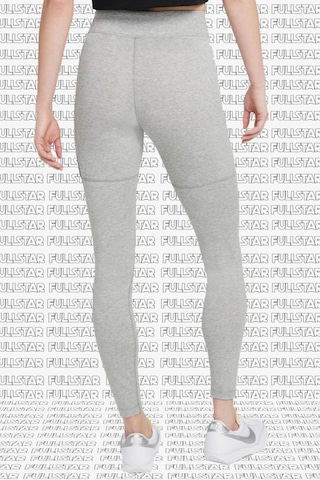 Nike Sportswear Club High-rise Leggings 2 Cepli Yüksek Belli Pamuklu Gri Tayt Gri