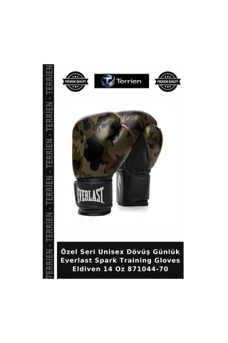Özel Seri Unisex Dövüş Günlük Everlast Spark Training Gloves Eldiven 14 Oz 871044-70 Çok Renkli