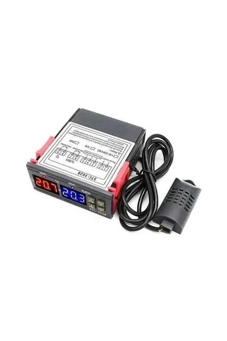 Stc-3028 Ac110-220v Lcd Ekran Nem Sıcaklık Kontrol Modülü