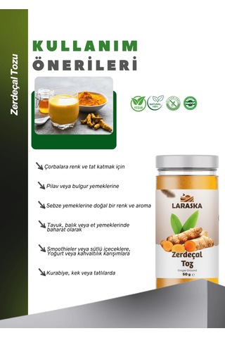 Toz Zerdeçal 50g Turmeric Ground