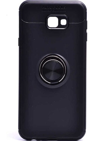 Samsung Uyumlu Galaxy J4 Plus Kılıf Zore Ravel Silikon Kapak Siyah