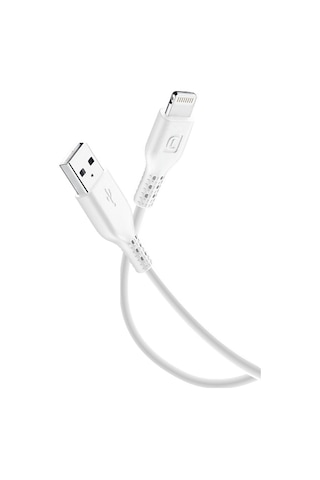 Cellularline Lightning 0.6 M Data Kablosu Beyaz