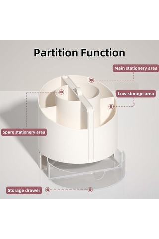Dancemonkey Beyaz, Pembe, Siyah Abs Kalemlik Seti 12x12x13cm Mavi, 12 Parça Mavi