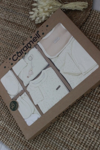 Caramell Barbosa Soft Colour Little One 10'lu Hastane Çıkışı Seti 56-62 Cm Zu1585 Ekru