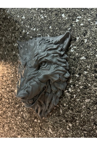 Öfkeli Kurt Duvar Dekorasyonu