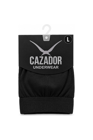 Cazador Erkek Boxer Düz Siyah