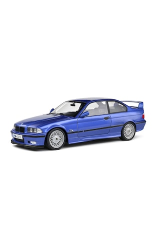1:18 Ölçek Solido 1996 Bmw E36 M3 Coupe Estoril Blue Solıdo Works Diecast Metal Minyatür Model Araba 25cm