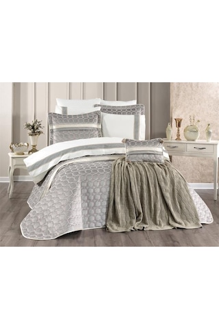 Valeron 11 Parça Çeyiz Seti Gri Gri
