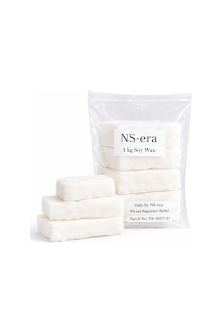 1 Kg Beyaz Soya Parafini Soya Wax Doğal Mum Parafini