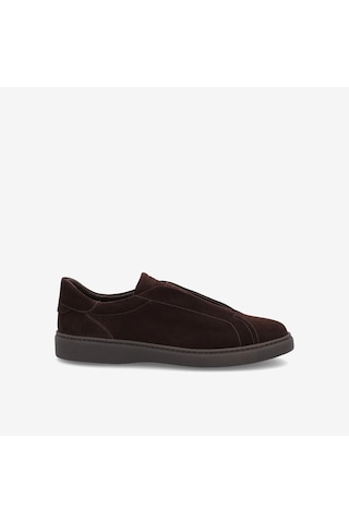 Pepe Dark Brown Sneaker Erkek 19c2 Frau Waxy Slıp-on Kahverengi