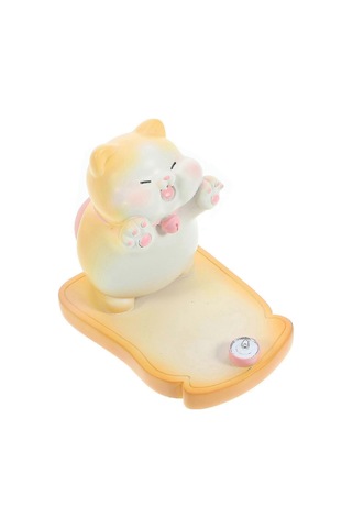 Cep Telefonu İçin Masaüstü Standı, Karikatür Cep Telefonu Tutucu, Masa Desteği 9,5x8,30x6,2cm Beyaz Çok Renkli