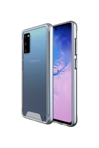 Galaxy S20 Kılıf Zore Gard Silikon Renksiz