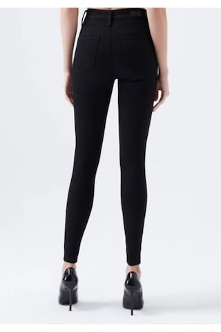 Simsiyah E.x.t.r.a Black Skinny Jeans Kot Solmaz Toparlayıcı Okul Pantolonu Siyah