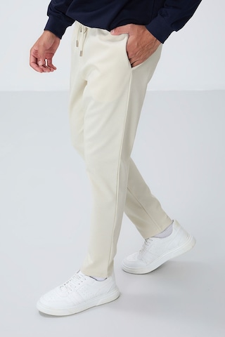 Tommy Life Bej Yüzeyi Dokulu Standart Fit Erkek Eşofman Alt - 82155