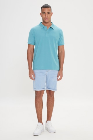 AC&Co / Altınyıldız Classics Altinyildiz Classics Erkek Petrol Slim Fit Dar Kesim Polo Yaka %100 Pamuk Tişört 4A4820200001PETS Petrol