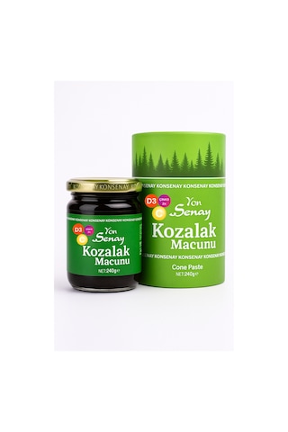 Kozalak Macunu 240 Gr - Servi Kozalağı, Ak Günlük, Zencefil, Zerdeçal, Çamsakızı, Tarçın, Havlıcan