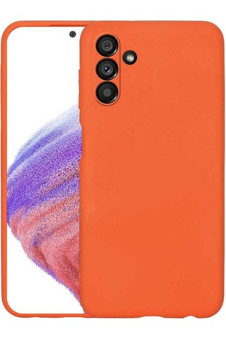 Galaxy A04s Kılıf Zore Mara Lansman Kapak Turuncu