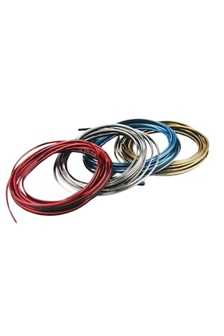 Trim Fitili Oto Geçmeli Gold Trim Fitili Süs 5 Metre Nikelajlı Gold