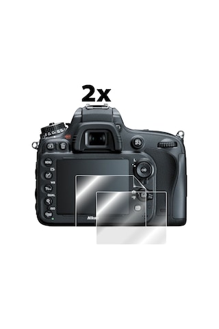 IPG Nikon D610 Digital SLR Kamera Görünmez Ekran Koruyucu (2 Adet)