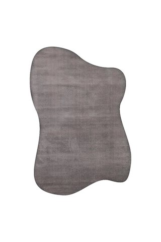 Hoom Rugs Bali Amorf 01 Antrasit Hav Toz Vermez Dekoratif Makine Halısı
