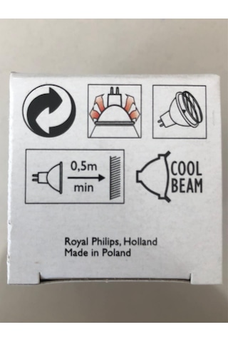 Phılıps 12v 20w Mr 11 Halojen Çanak Çap:35mm