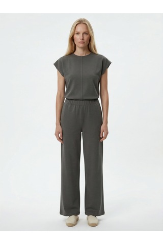 Xint Haki Pamuk Dokulu Oversize Bluz 602588
