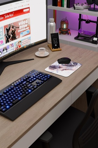 Noragami Kaymaz Dikişli Kauçuk Oyuncu Mousepad V2 - 22x18 Gaming Mouse Pad Fare Altlığı