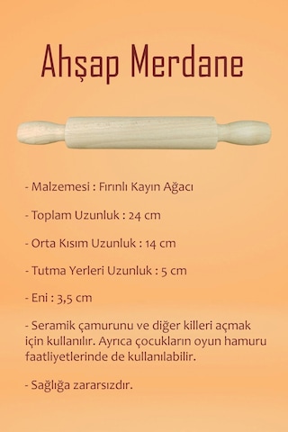 Beyaz Seramik Hamuru 2 Kg Kil Ebeşuar Seti 6x15 Ml Akrilik Set 100 Cc Vernik Ahşap Merdane Zımpara