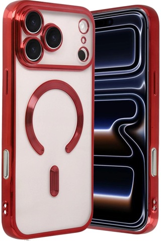Apple, Uyumlu iPhone 17 Pro Kross Magneticsafe Kapak Kırmızı