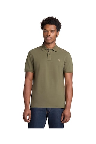 Timberland Millers River Pique Erkek T-shirt-32642 Yeşil
