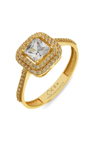 Baget Tektaş Altın Yüzük (367135558)