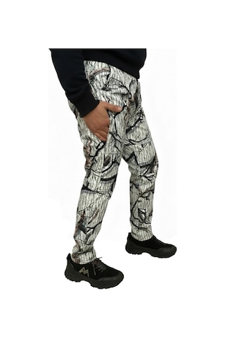 Mysia Outdoor Kar Desen Soft Shell Pantolon Avcı Pantolon İçi Polarlı Çok Renkli