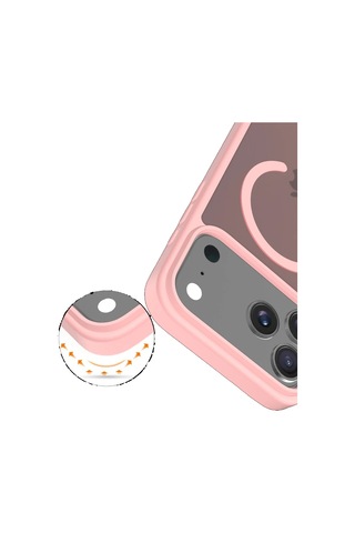 Joko İphone 17 Pro Kılıf Jota Seri Magsafe Kapak Pudra