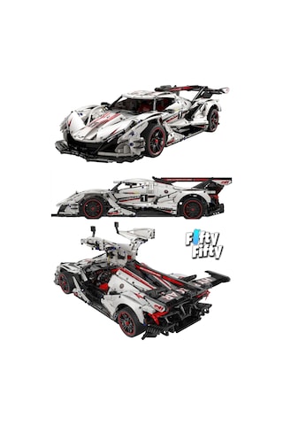 Cada V12 Hypercar -c61053w 4449 Parça Profesyonel Oyuncak Yapım Seti