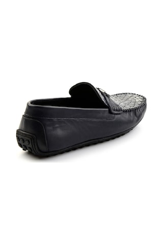 Bambi Lacivert Leather Erkek Loafer Ayakkabı E01757714803 Lacivert