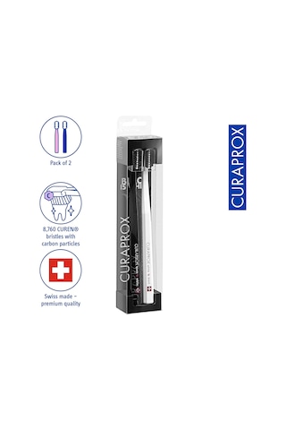 Curaprox 5460 Black Is White 2'li Diş Fırçası