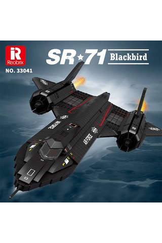 Reobrix 33041 Sr-71 Blackbird Yapı Blok Seti Building Blocks - 1733 Parça