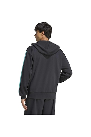 Black/semıru Adidas Erkek Günlük Kapşonlu Eşofman Üstü Mer Dna Fz Hd M Ke5910 Siyah