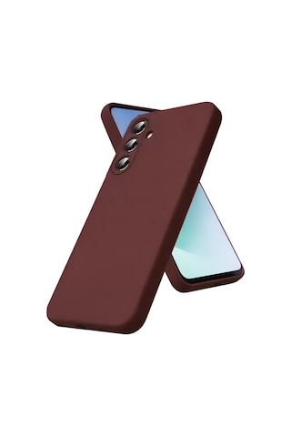 Samsung Uyumlu Galaxy A57 5g First Silikon - Bordo Diğer