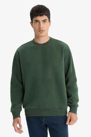 Defacto Relax Fit Bisiklet Yaka Polar Sweatshirt F3685ax25wngn536 Yeşil-gn536